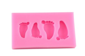 Molde fondant  4 piecitos 002V4 (4)